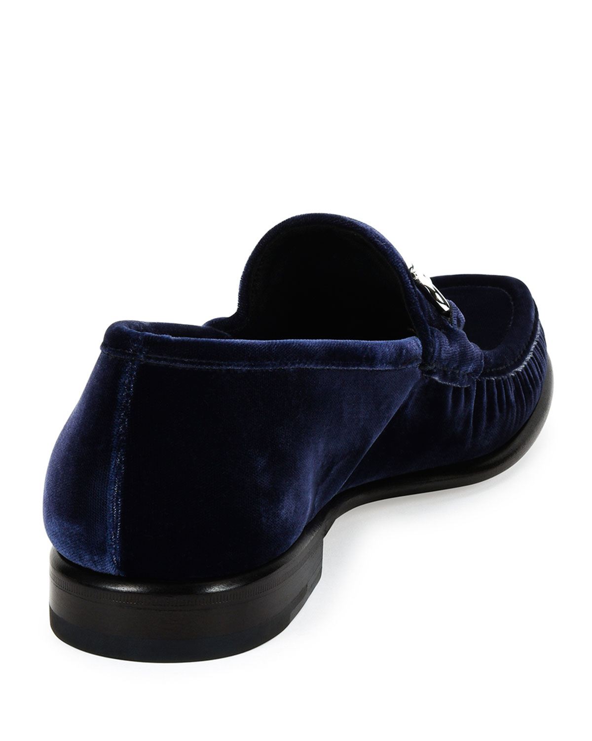 Lyst - Ferragamo Mason 2 Ng Velvet Gancini Loafer in Blue for Men